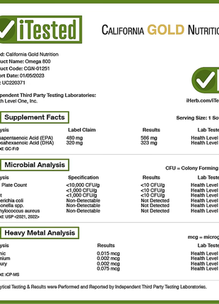 California gold nutrition, омега 800, риб'ячий жир фармацевтичного ступеня чистоти, 80% епк/дгк, 1003 фото