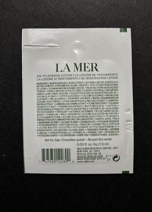 Лосьйон для омолодження шкіри обличчя la mer the treatment lotion пробник тоник 1.5 мл3 фото