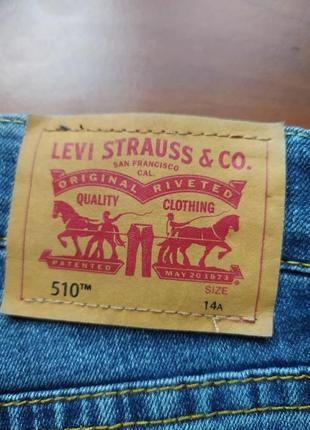 Джинси levi's 510 skinny fit6 фото