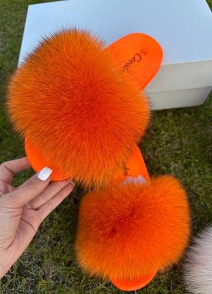 Шльопанці жіночі шлепки літні меховушки хутряні тапки женские тапки с мехом
