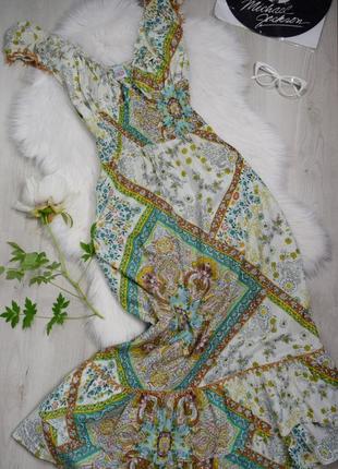 Плаття в пол ярусне сукня літня сарафан