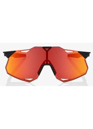 Окуляри ride 100% hypercraft xs - soft tact black - hiper red multilayer mirror lens, mirror lens, mirror lens3 фото