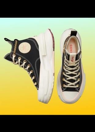 Кеди converse run star legacy cx platform gold chain