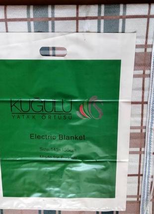 Електропростинь kugulu 120x145 туреччина простирадло з підігрівом. електроковдра.6 фото