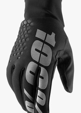 Зимові перчатки ride 100% brisker hydromatic glove (black), m (9) (10018-00001), m