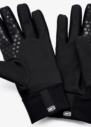 Зимние перчатки 100% brisker hydromatic glove (black), m (9) (10018-00001)2 фото
