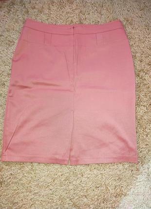 Красивая юбка цвета терракот