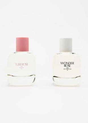 Zara   набір жіночих ароматів tuberose + wonder rose 90 *2 мл