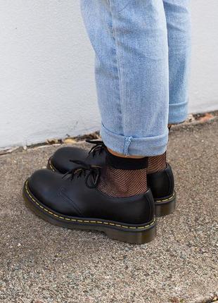 Dr. martens 1461 black smooth8 фото