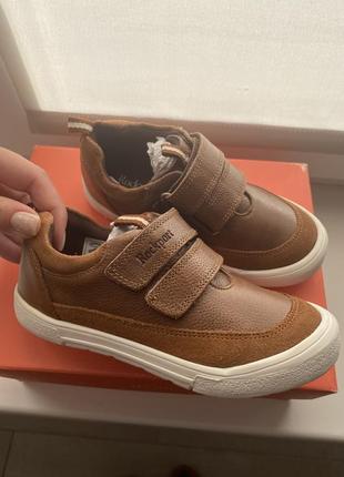 Дитячі шкіряні кросівки на липучках rockport alden