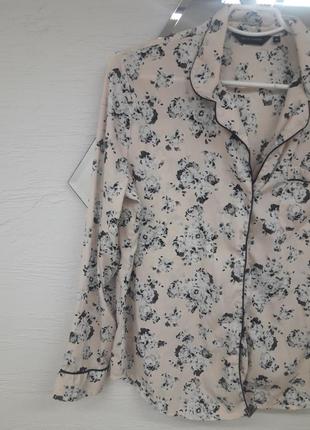 Блуза  рубашка в бельевом стиле с пуговицами от new look3 фото