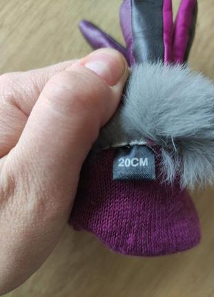 Красивые женские перчатки, германия, р.6,5 (м).