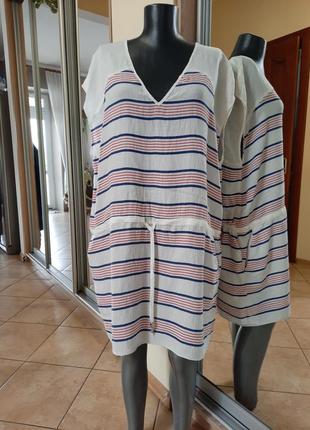 Стильное с карманами платье 👗 туника