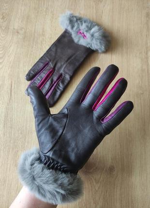 Красивые женские перчатки, германия, р.6,5 (м).2 фото