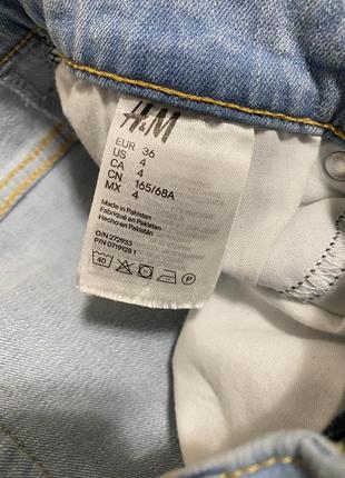 Шорты, велосипедки джинсовые h&amp;m8 фото