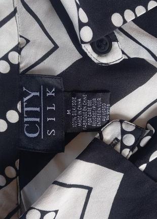 City silk сорочка 100% шовк5 фото