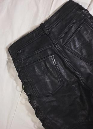 Вінтажні шкіряні мото штани takai 🏍 (ретро)9 фото