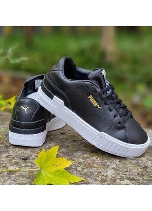 Жареные черные женские кеды puma 36-37 размер1 фото