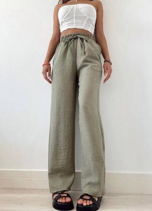 Женские для женщин удобные красивые классные красивые простые трендовые модные повседневные брюки брюки брюки оливка