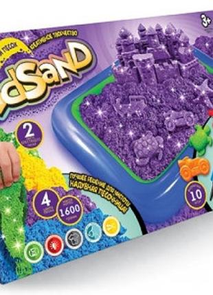 Набір креативної творчості "кінетичний пісок"kidsand" 1600г+пісочниця укр. (5)