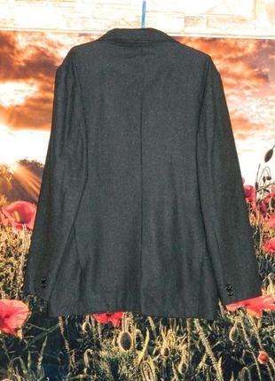 Пиджак мужской стильный тёмно-серый renuar man размер 52-54.4 фото