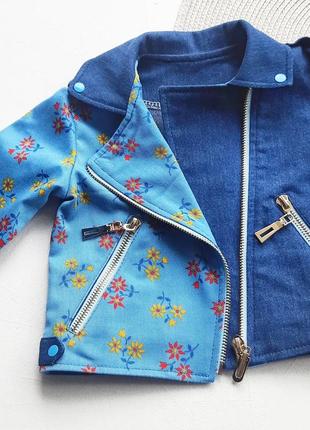Джинсовка (куртка джинсова/косуха) р 80