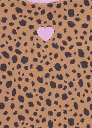 Пижамы леопардовый принт george 140/146см4 фото