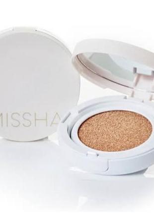 Missha magic cushion cover lasting spf50+ pa+++ кушон с устойчивым покрытием с полуматовым финишем
