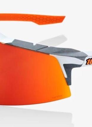 Окуляри ride 100% speedcraft sl - soft tact grey camo - hiper red multilayer mirror lens, mirror lens, mirror lens