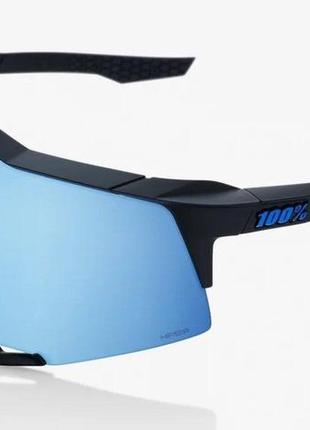 Окуляри ride 100% speedcraft - matte black - hiper blue multilayer mirror lens, mirror lens, mirror lens