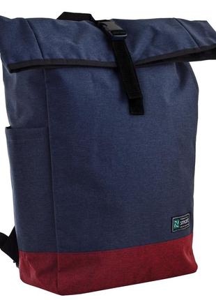 Рюкзак міський "smart" roll-top t-71 557578 "adventure"