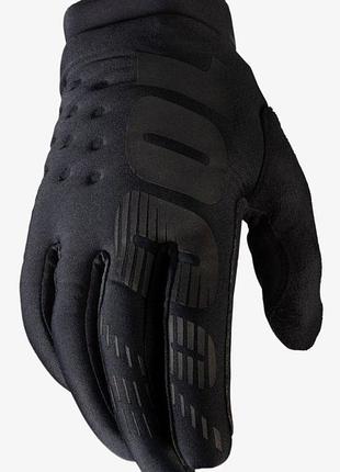 Дитячі зимові рукавички ride 100% brisker glove (black), ys (5), ys