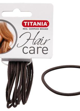 Резинки для волос маленькие 9 шт. серые 2 мм titania art.7806