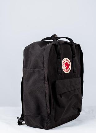 Рюкзак fjällräven kanken classic черный3 фото