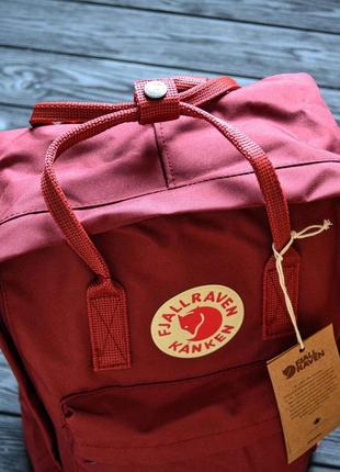 Рюкзак fjällräven kanken classic бордовий4 фото