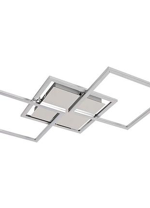 Люстра светодиодная потолочная (40w, 4000k, 2400lm, хром) потолочная smd led / лед люстра monza