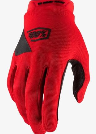 Перчатки ride 100% ridecamp glove (red), m (9) (10018-003-11), m