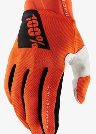 Рукавички ride 100% ridefit glove (fluo orange), l (10), l