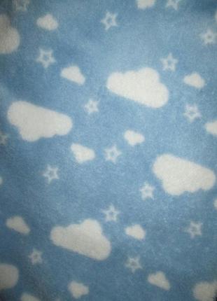 Суперовые теплые уютные плюшевые пижамные брюки принт облака disney.7 фото