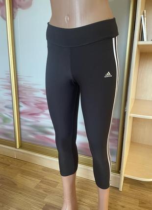 Спортивные укороченные лосины adidas xs