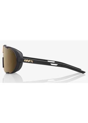 Окуляри ride 100% westcraft+ - soft tact black - gold mirror lens, mirror lens, mirror lens2 фото