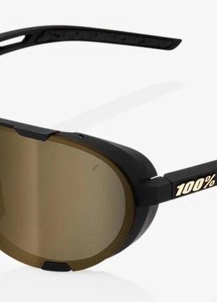 Окуляри ride 100% westcraft+ - soft tact black - gold mirror lens, mirror lens, mirror lens