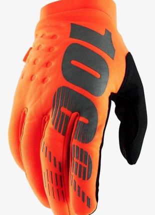 Дитячі зимові рукавички ride 100% brisker glove (fluo orange), yxl (8), yxl