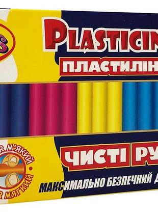 Пластилін "class" "чисті руки" 24кол.*400гр, eco, 7655c