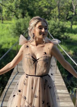 Вечернее выпускное платье