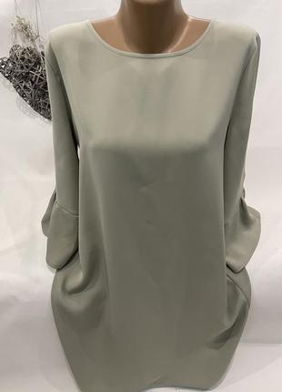 Шикарное платье , цвет оливковый