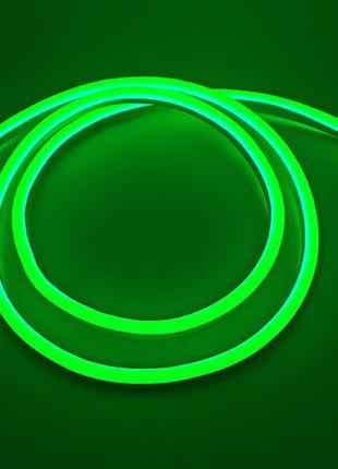 Светодиодный neon biom smd2835-120 led 12v ip68 8x16 стандарт зелёный