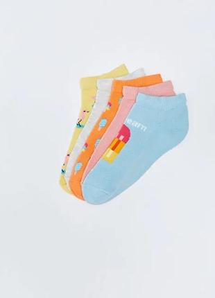 27-29/30 -32/36-38 р нові фірмові короткі шкарпетки набір комплект 5 пар lc waikiki вайкікі носки