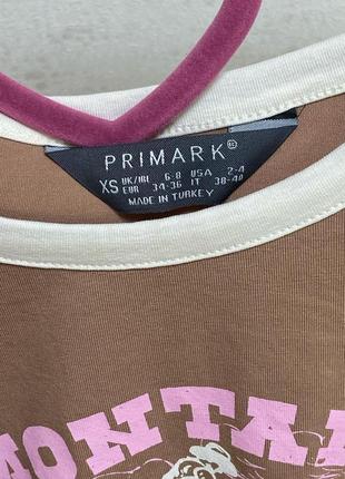 Укороченныая футболка primark xs/34/6 топ3 фото