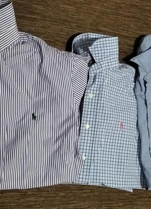 3 рубашки polo ralph lauren
